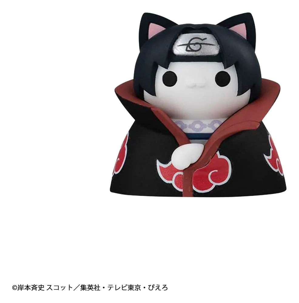 Naruto Mega Cat Project Minifigures 3 cm Nyaruto! Cats of Konoha Village Reboot Blind Box Display (8) (Repeat)